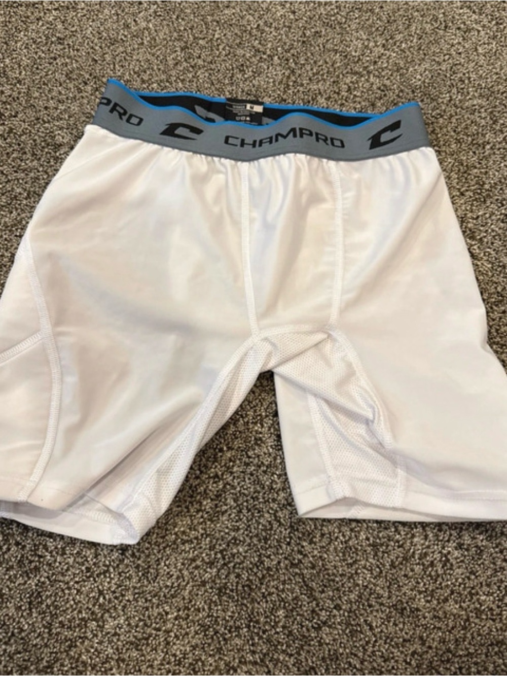 Champro Women’s White Athletic Compression Shorts